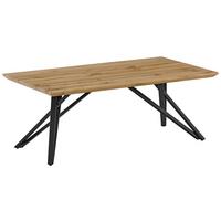Dohányzóasztal Turin - fekete/tölgyfa, Modern, faalapú anyag/fém (110cm) - Mömax