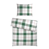 POSTEĽNÁ BIELIZEŇ KAROLIN - biela/zelená, Konventionell, textil (140/200cm) - Mömax