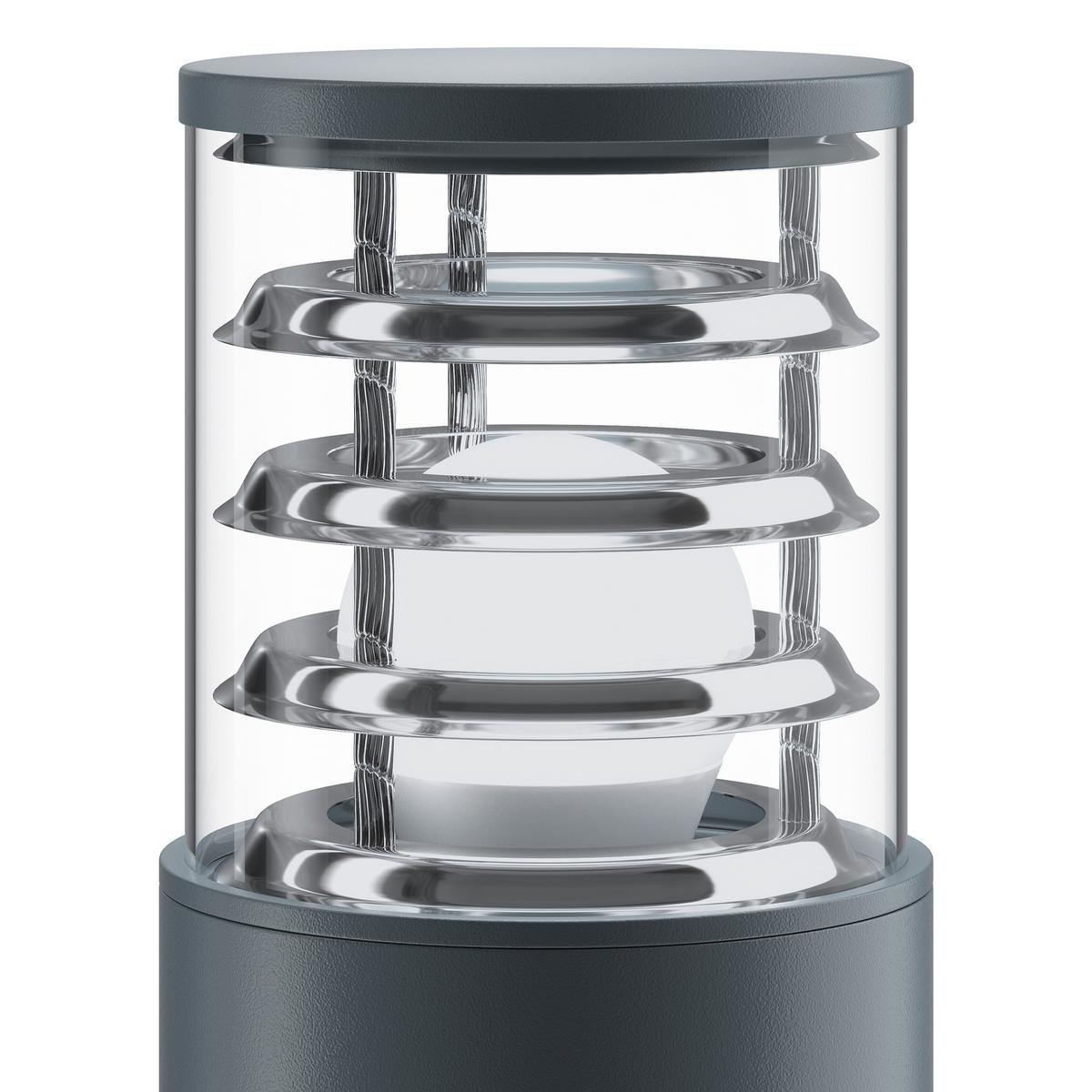 Wegeleuchte Bronx - Grau, Trend, Metall (10.8/25cm) - MAYTONI