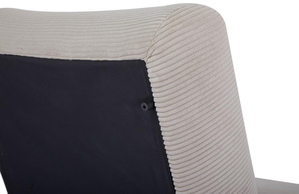 Schlafsessel Luna Beige B: 80 cm - Beige, Design, Textil (81/88/160cm) - Livetastic