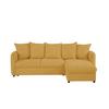 Ecksofa Costo Senfgeld S: 254 Cm - Senfgelb, Design, Textil (254/160cm) - MID.YOU