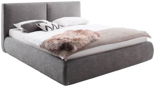 Polsterbett Atesio 180x200cm Anthrazit - Anthrazit, MODERN, Textil (180/200cm) - Livetastic