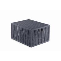 Košík na drobnosti KAYA 20 L - šedomodrá, Basics, plast (37.6/20.7/30cm) - Curver