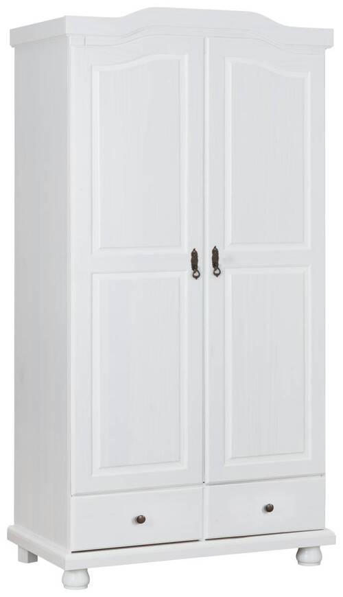 Skříň Reutte Šírka 104cm - bílá, Konvenční, dřevo (104/198/56cm) - MID.YOU