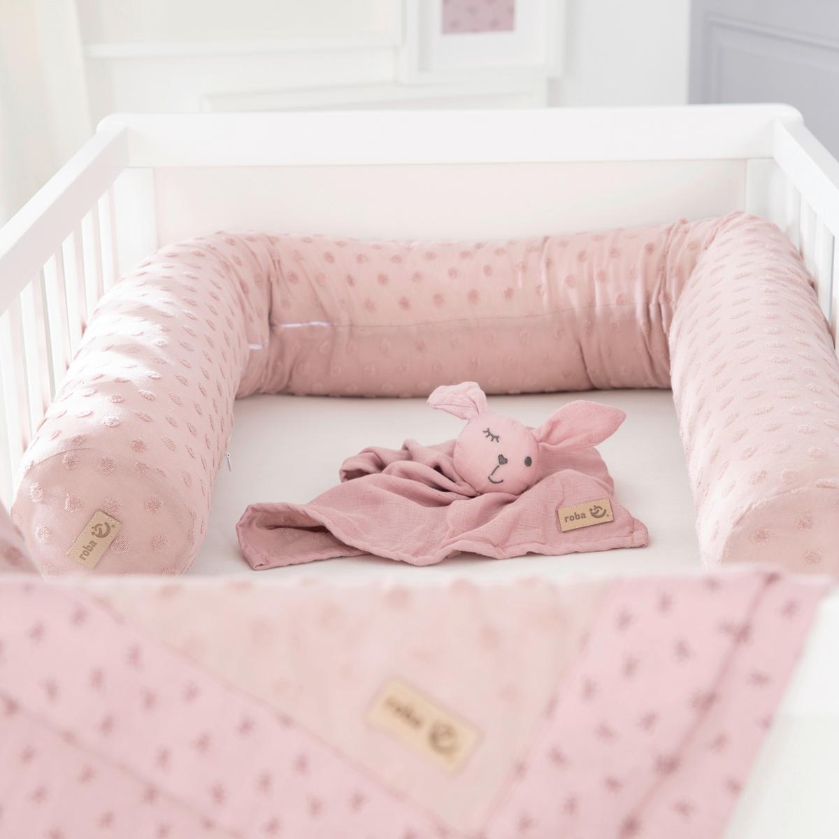 Geschenkset rosa/Mauve Kuscheln & Spielen 3-Teilig. - Altrosa, MODERN, Textil - Roba