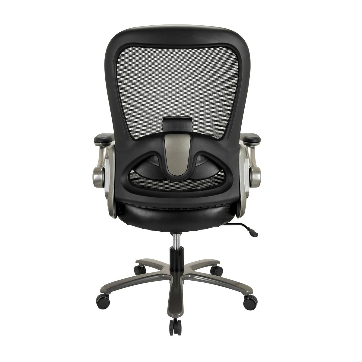 Drehstuhl Instructor Schwarz/ Grau Bis 220 Kg - Silberfarben/Schwarz, Basics, Kunststoff/Textil (75/122/68cm) - MID.YOU