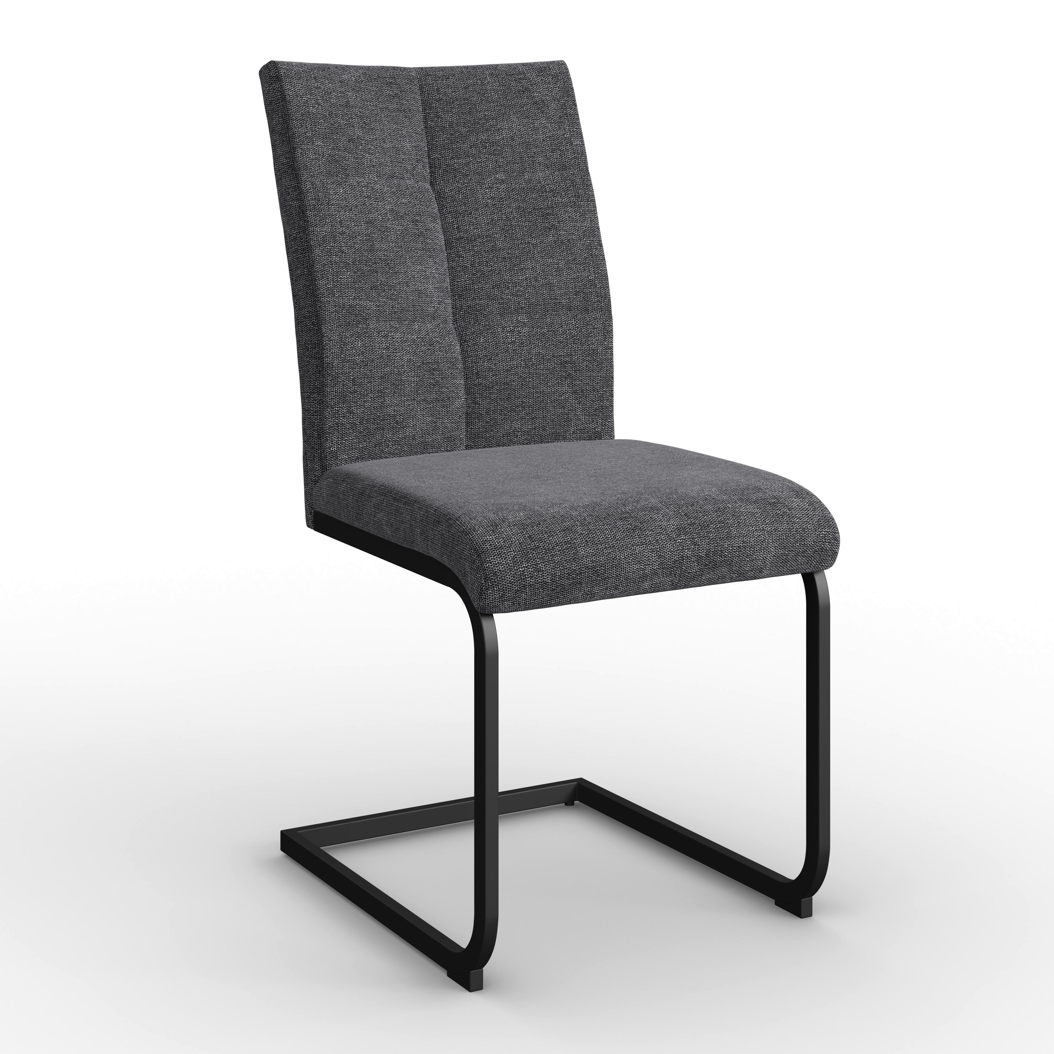 Houpací židle Colien COLIEN - černá/tmavě šedá, Moderní, kov/dřevo (46/94/62cm) - Bessagi Home