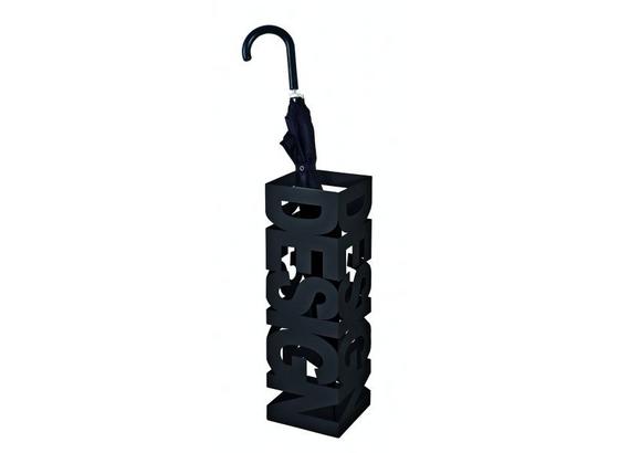 Stojan Na Dáždnik Design - čierna, Moderný, kov (16/16/48cm) Stojan Na Dáždnik Design - čierna, Moderný, kov (16/16/48cm)