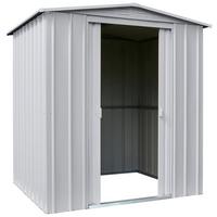 Gerätehaus Ohne Boden 184x193x154 - Silberfarben, Basics, Metall (184/193/154cm)