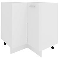 Eckunterschrank Esilo B: 76 cm Weiß - Weiß, KONVENTIONELL, Holzwerkstoff (76/82/76cm) - MID.YOU