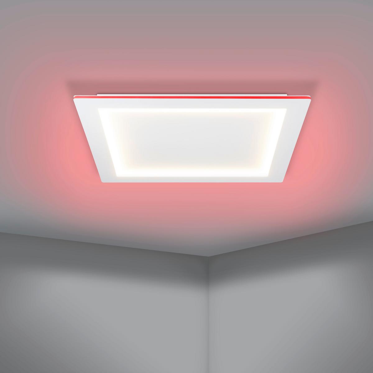 LED-Deckenleuchte 900484* Padrogiano-Z - Weiß, Basics, Kunststoff/Metall (59,5/59,5cm) - Eglo