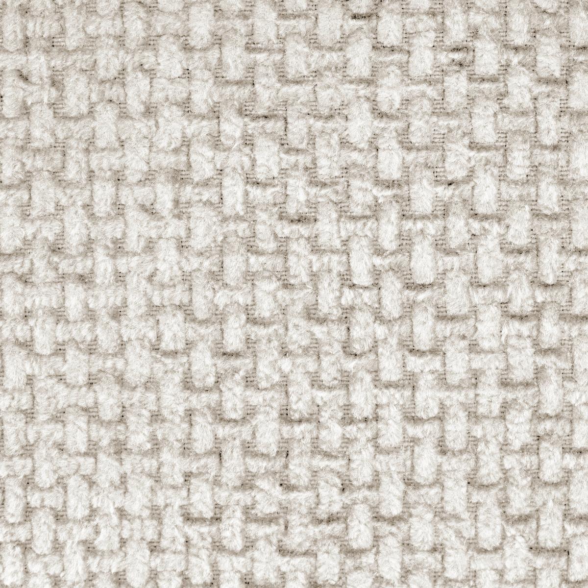 Relaxačné kreslo STAR, krémová ženilka, s taburetom - biela/krémová, Modern, kov/textil (72/107-95/86-110cm) - Mömax