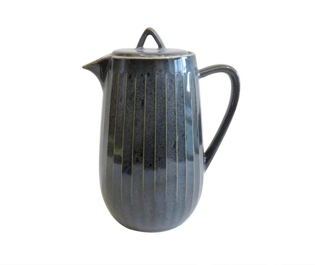 Krug Keramik Danica Ca. 1,15 L - Dunkelblau, ROMANTIK / LANDHAUS, Keramik (8,5/20,5cm) - James Wood