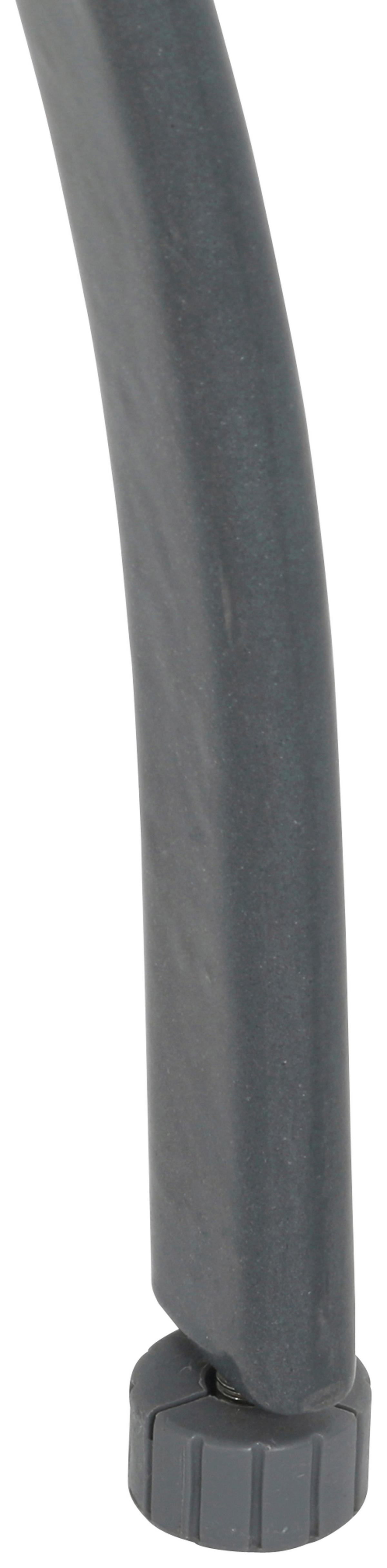 Gartentisch Toulouse Stahl Ø 70 Cm - Grau, Basics, Metall (70/70/74cm) - Gardenson