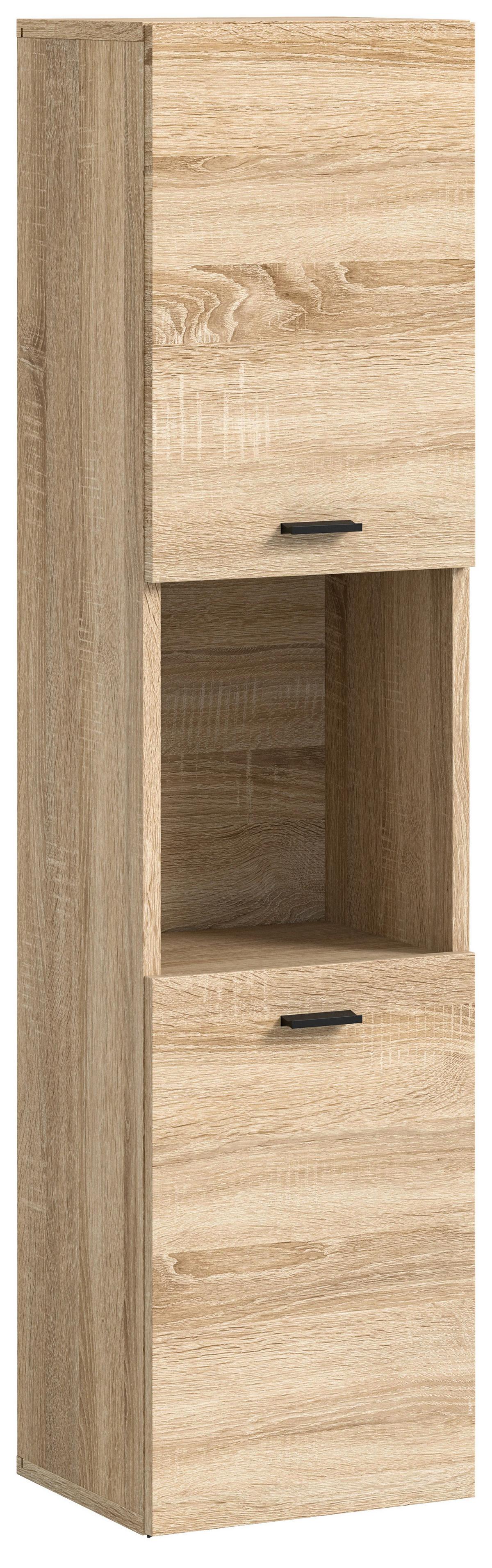 Midischrank Boston Sonoma Eiche Dekor B: 30 Cm - Sonoma Eiche, MODERN, Holzwerkstoff (30/125/29cm) - MID.YOU