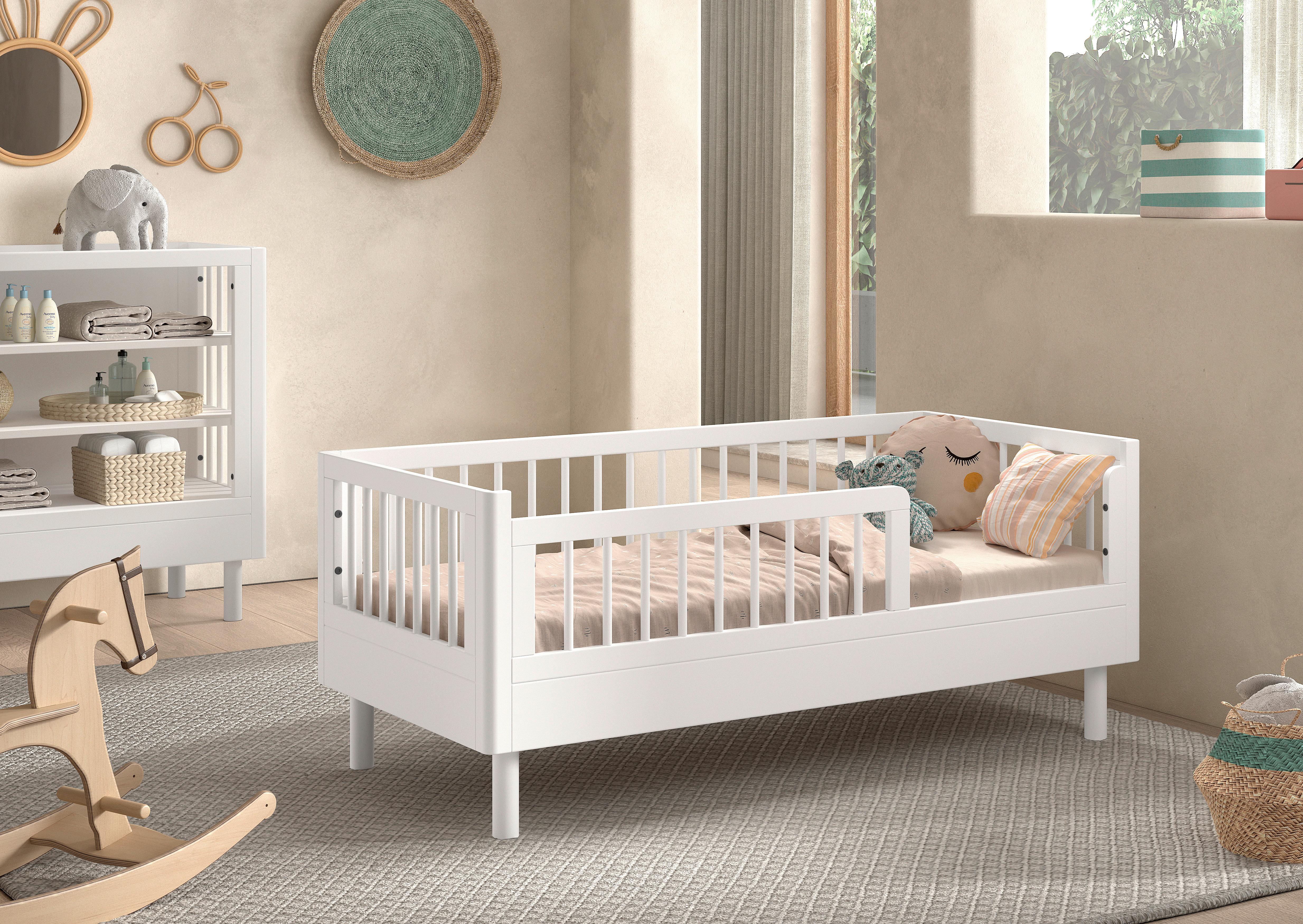 BETT Forrest Weiß 70x140cm - Weiß, MODERN, Holz (70/140cm) - Vipack