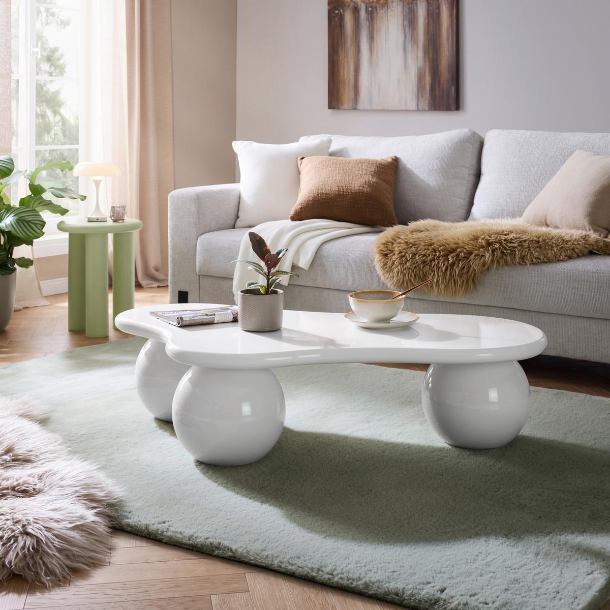 KONFERENČNÍ STOLEK LEIF -TREND- - béžová, Moderní, kompozitní dřevo (120/70/32cm) - Mömax
