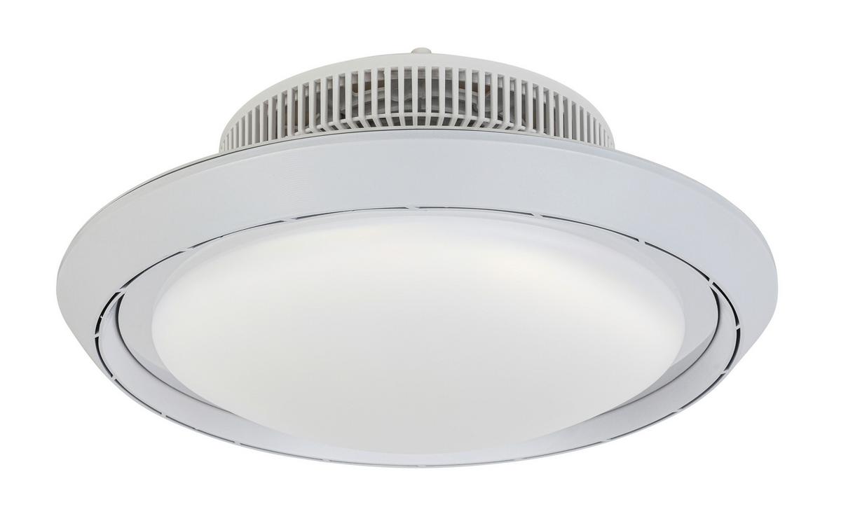 Deckenventilator Carolin - Chromfarben/Weiß, Basics, Kunststoff (42/18cm) - Luca Bessoni