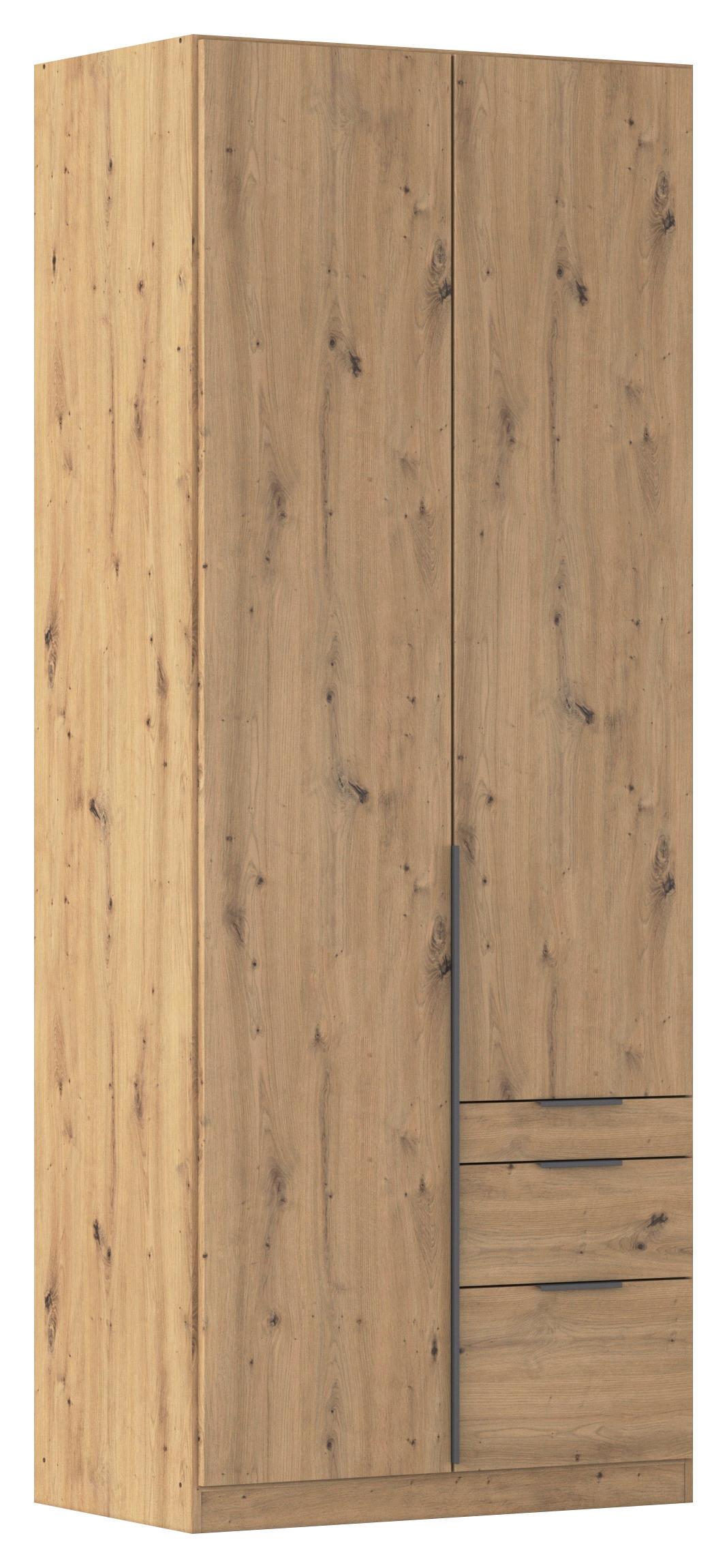 Drehtürenschrank Mit Schublade 91 Cm Alabama, Eiche