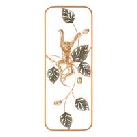 Wanddeko Monkey Goldfarben B: 28,6 cm - Basics, Metall (28.6/74.3/3.8cm)
