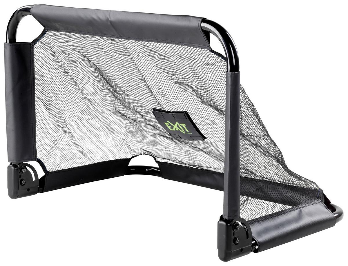 Fußballtor Kinder Exit Pico 90x60x60 Cm Faltbar - Schwarz, KONVENTIONELL, Kunststoff/Metall (90/60/60cm) - EXIT Toys