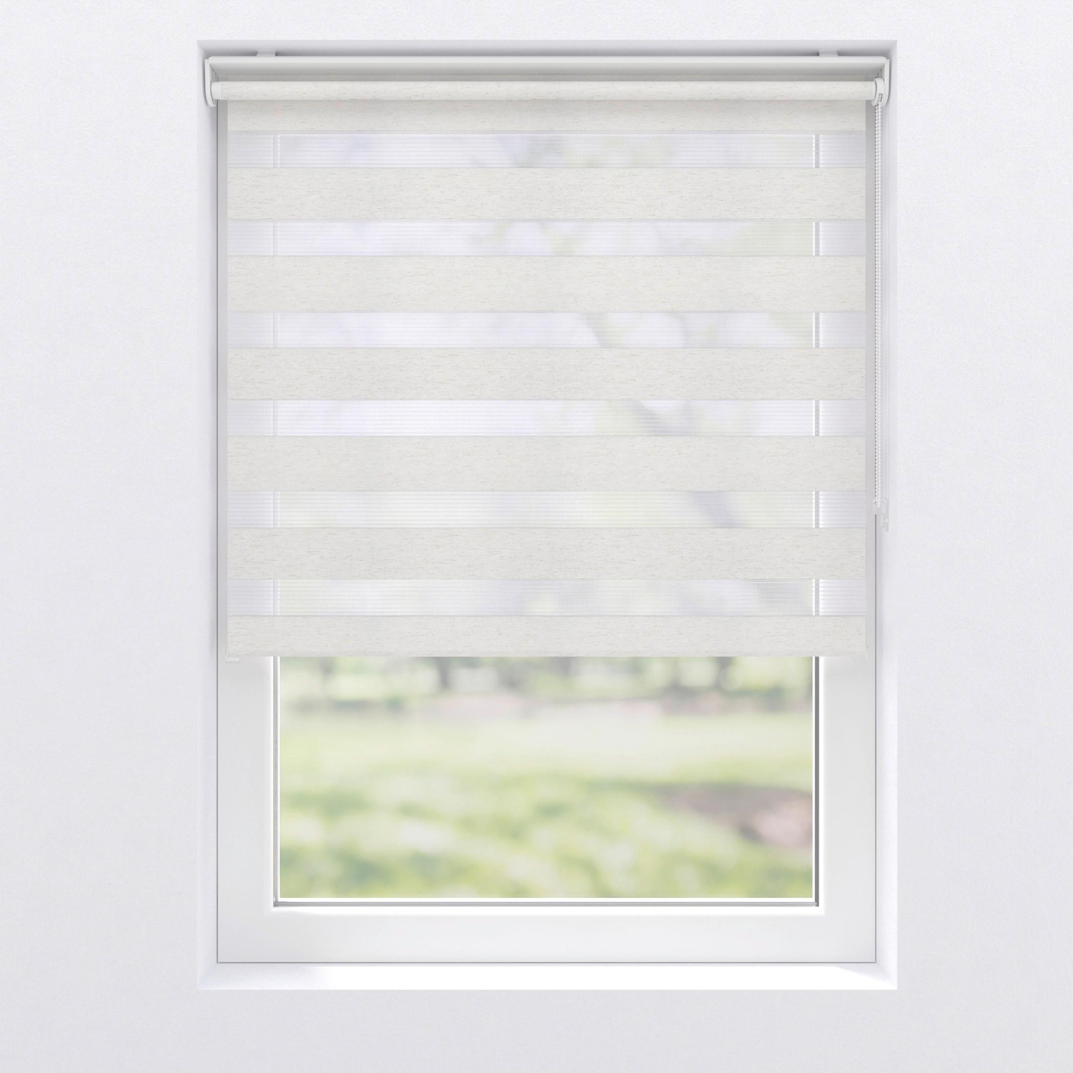 Doppelrollo 60x150 cm mit Kettenzug - Naturfarben, Basics, Textil (60/150cm)