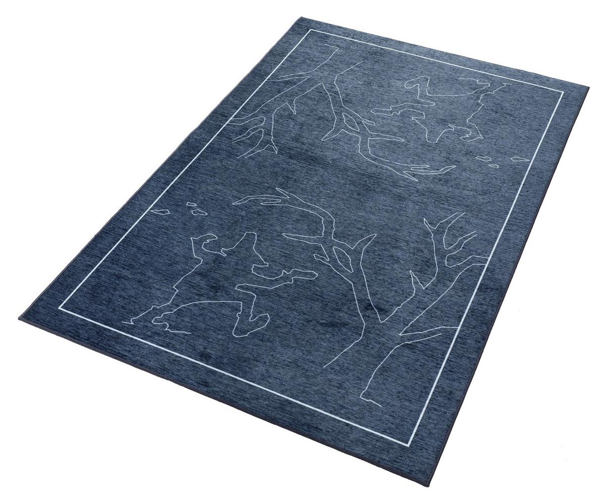 Kinderteppich Gr-904b 130x190 - Blau, Trend, Textil (130/190cm)