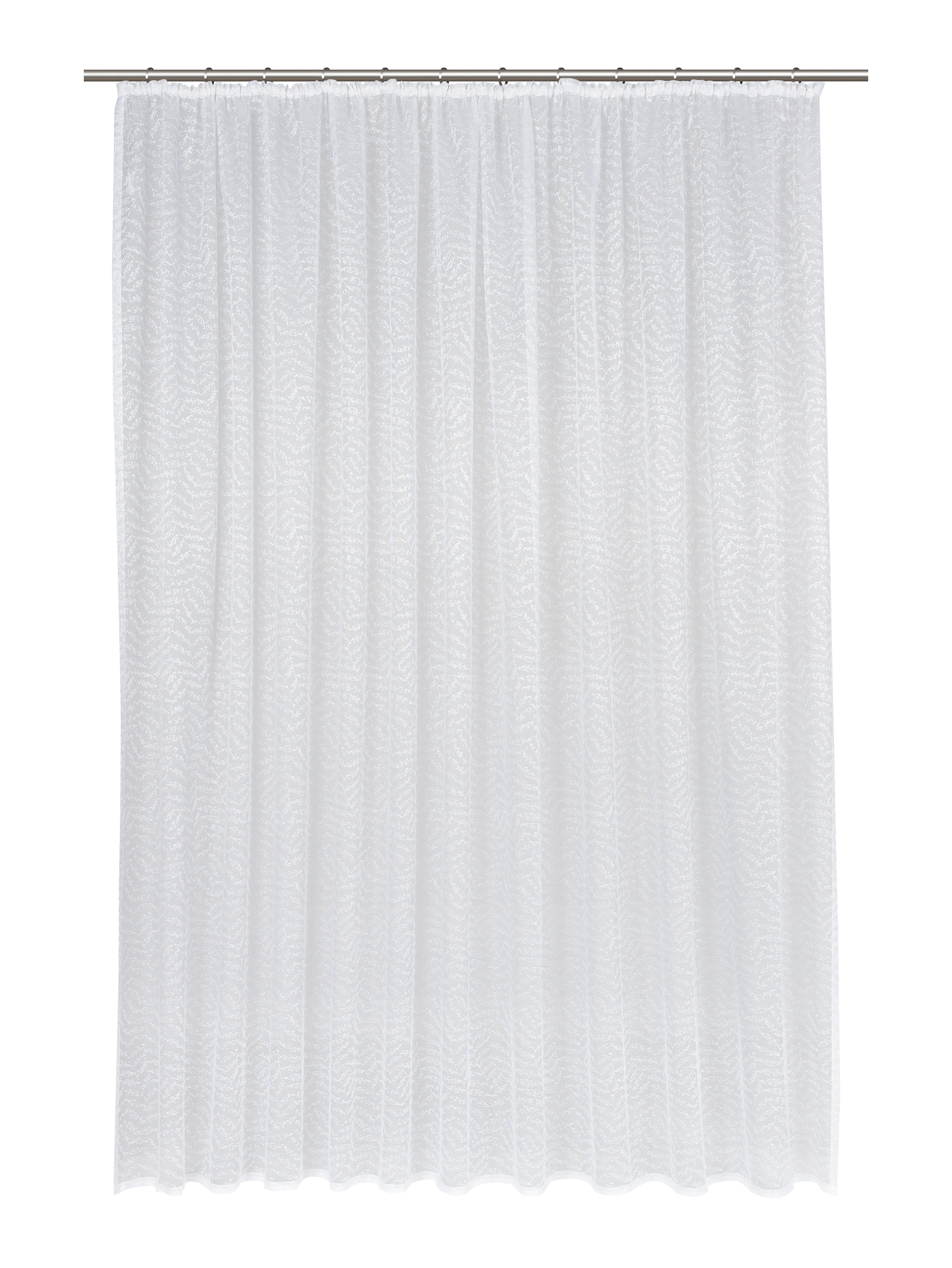 Kusová Záclona Rita Store 3, 300/245cm - bílá, Konvenční, textil (300/245cm) - Modern Living