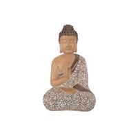 Buddha Lima - Braun/Weiß, LIFESTYLE, Kunststoff (25/18,5/37,5cm) - Luca Bessoni