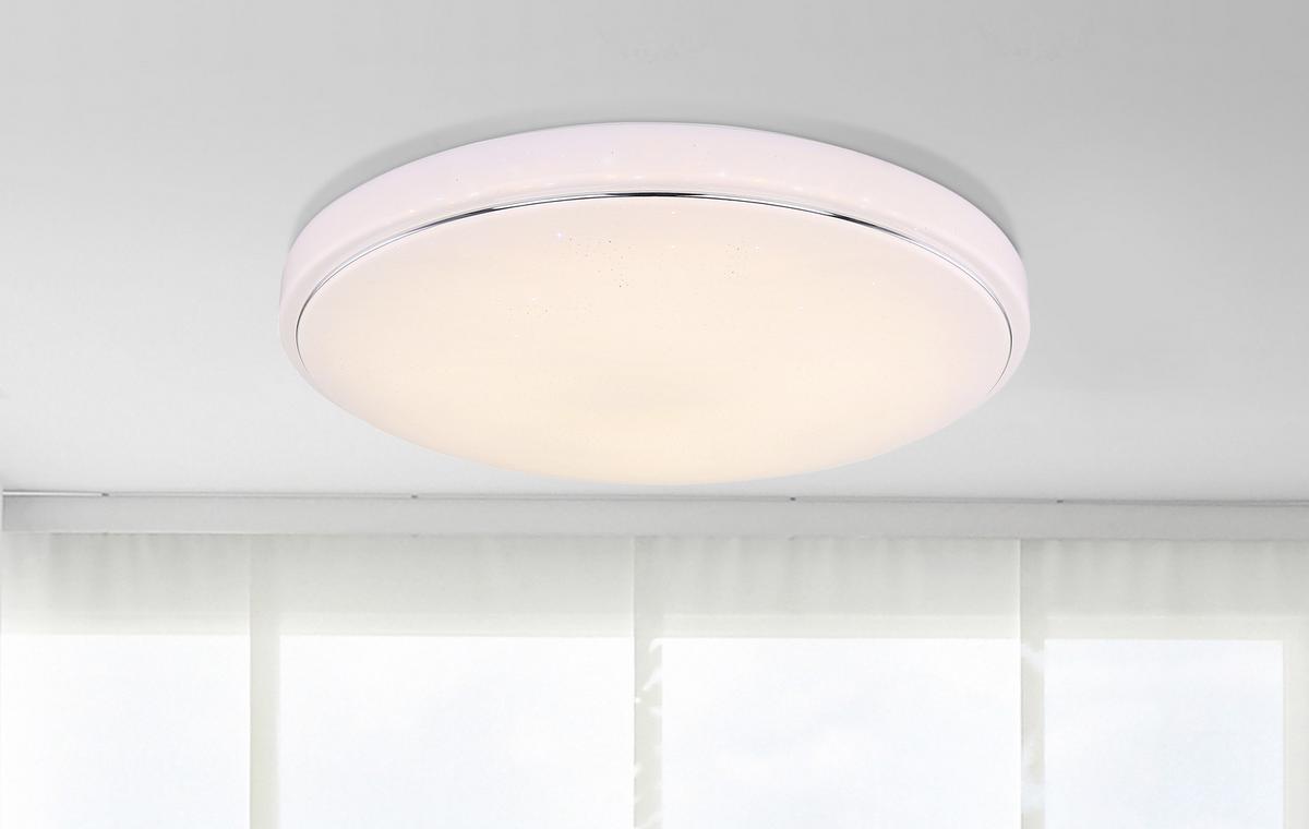 Led Mennyezeti Lámpa Lotti - fehér, Modern, műanyag/fém (57,5/8,5cm) - Luca Bessoni