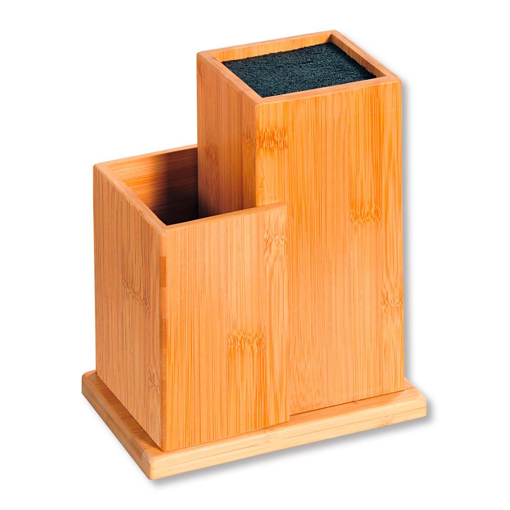 Messerblock Bambus - Naturfarben, Basics, Holz (18,50/24/12,70cm) - Kesper