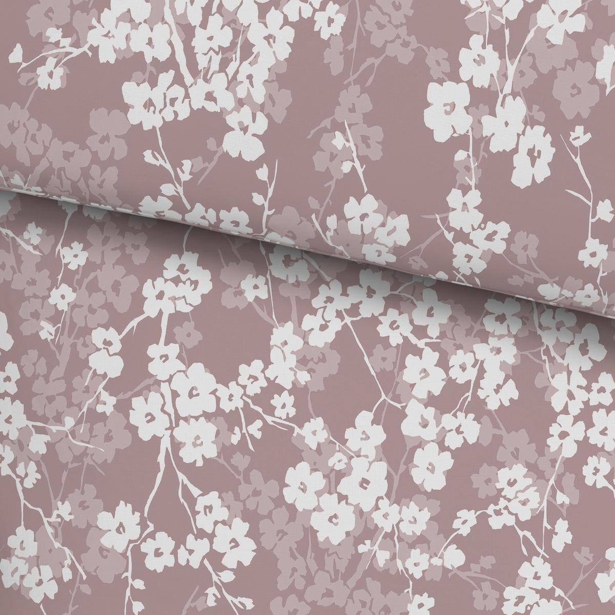 Posteľná bielizeň Catrin, 70/90 140/200cm - hnedofialová, Lifestyle, textil (140/200cm) - Modern Living