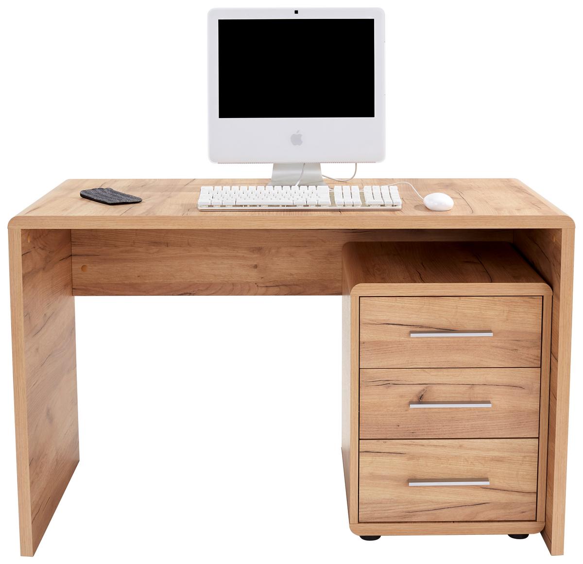 PSACÍ STŮL FONTANA FTB03 - barvy dubu, Moderní, kompozitní dřevo (120/75,5/60cm)