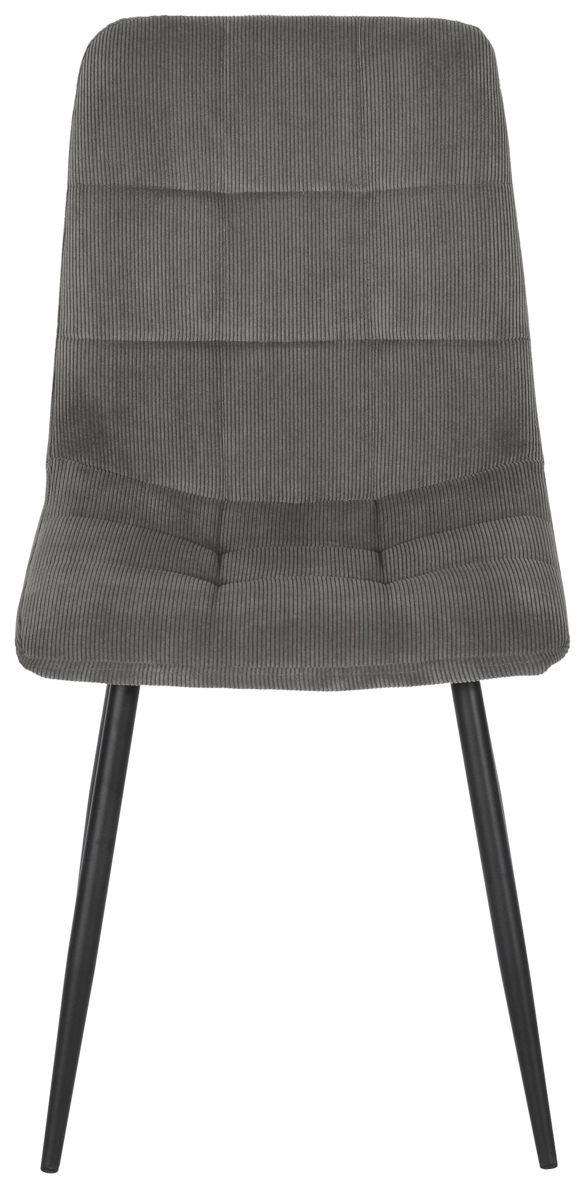 ŽIDLE NINO - šedá/černá, Moderní, kov/dřevo (45/87/57cm) - Mömax