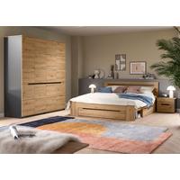 Schlafzimmer Canu Grau /Eiche Artisan Dekor 4-tlg - Eiche Artisan/Grau, MODERN, Holzwerkstoff - MID.YOU