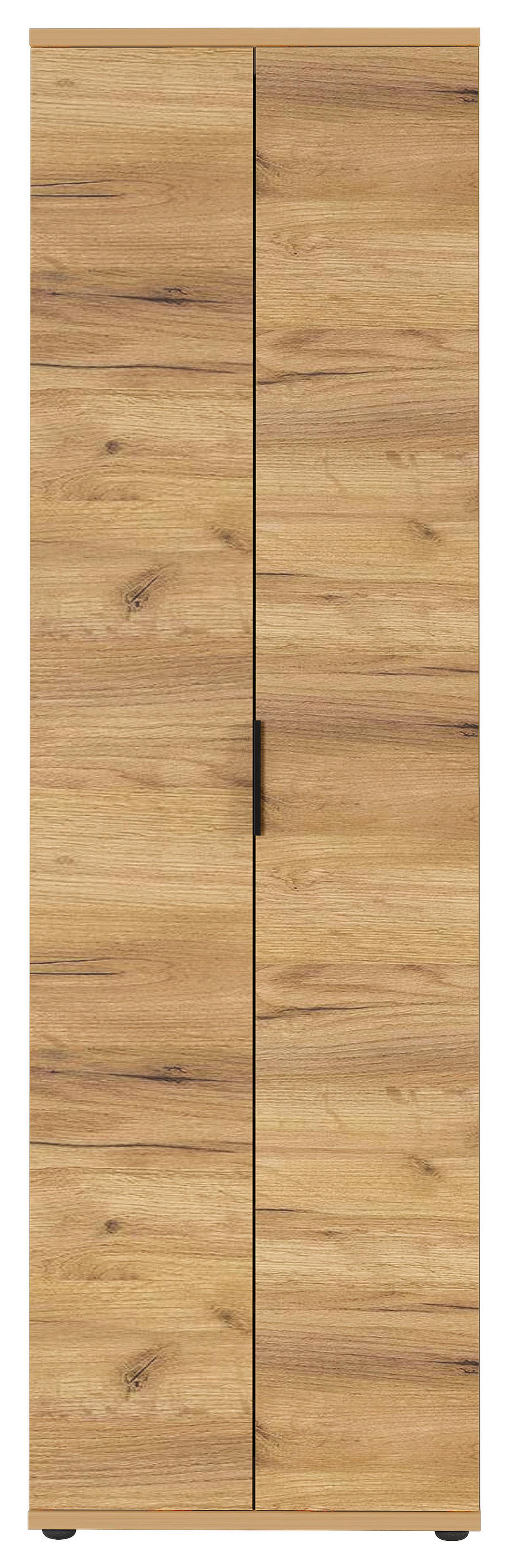Garderobenschrank Gw-Fremont Eiche Dekor B: 59 cm - Eichefarben, KONVENTIONELL, Holzwerkstoff (59/199/34cm) - Germania