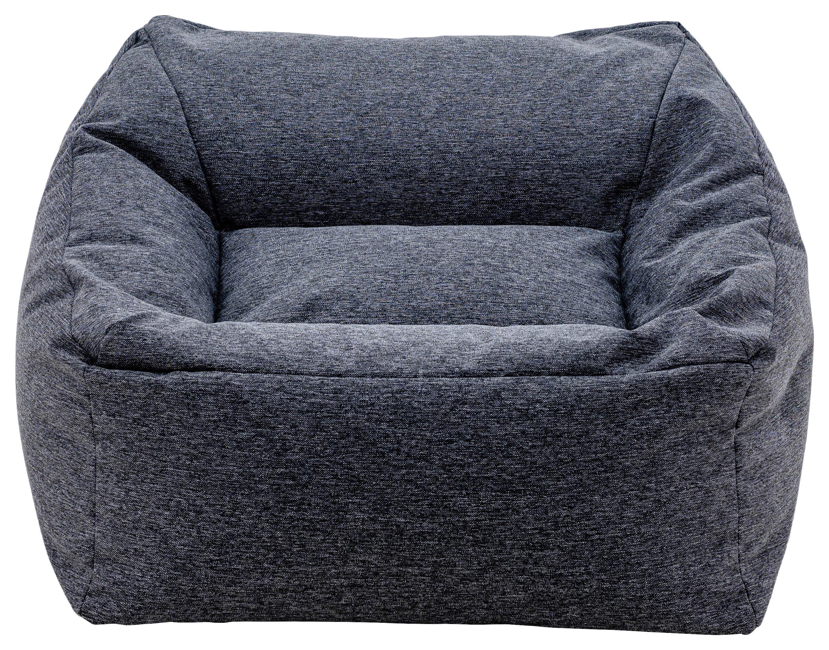Sitzsack Dutch Schwarz - Schwarz, Basics, Textil (90/55/90cm) - Ondega