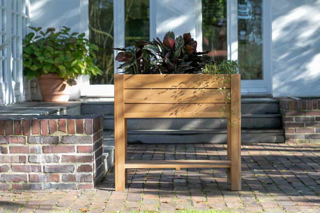Hochbeet Woodie Hochbeet Kräuter - Basics, Holz (90/80/44cm) - Gardenson