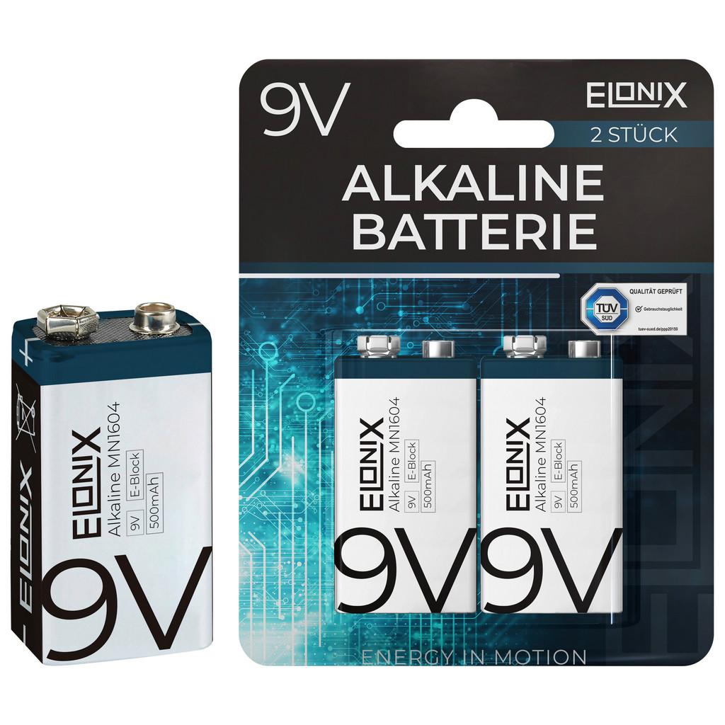 Batterie Alkaline 9v 2 Stk.