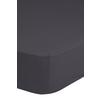 Spannleintuch Satin Anthrazit 180x220 Cm Baumwolle - Anthrazit, Basics, Textil (180/220cm) - MID.YOU