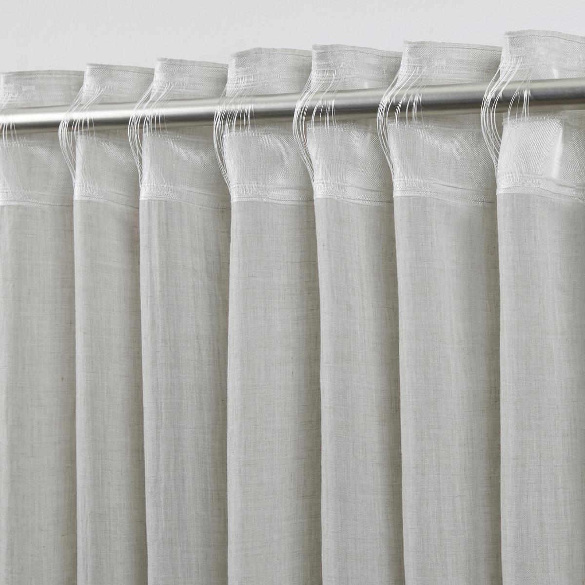 HOTOVÝ ZÁVĚS Ramona, 135/245cm, šedá - béžová, Moderní, textil (135/245cm) - Modern Living
