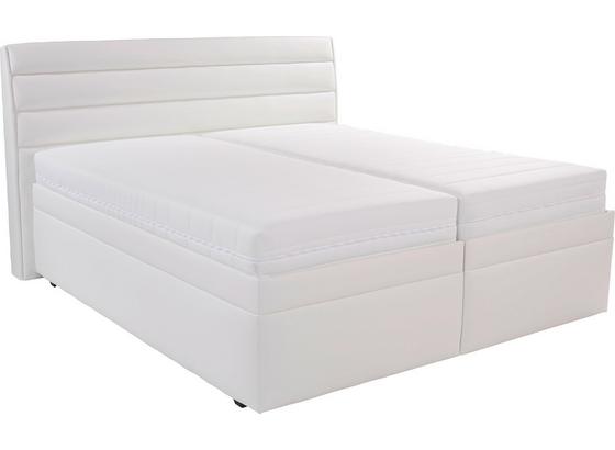 Boxspringbett Olympie 180x200 Weiß - Weiß, MODERN, Kunststoff (180/200cm) Boxspringbett Olympie 180x200 Weiß - Weiß, MODERN, Kunststoff (180/200cm)
