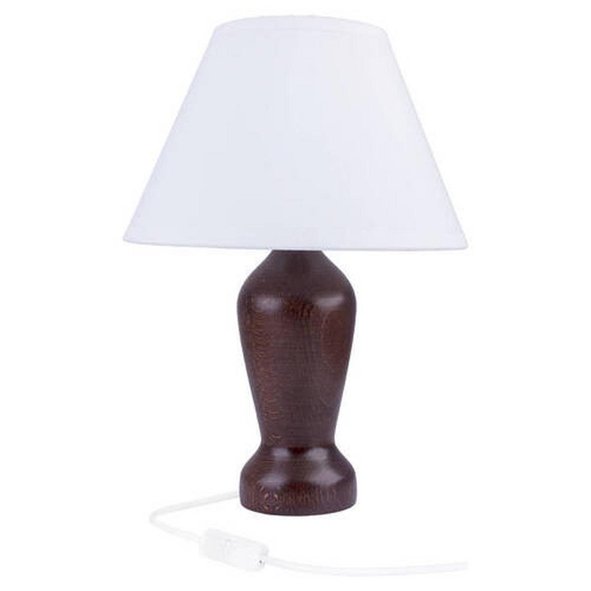 Tischleuchte 4110404 Mona - Wenge - Wengefarben, KONVENTIONELL, Holz (18/28cm)