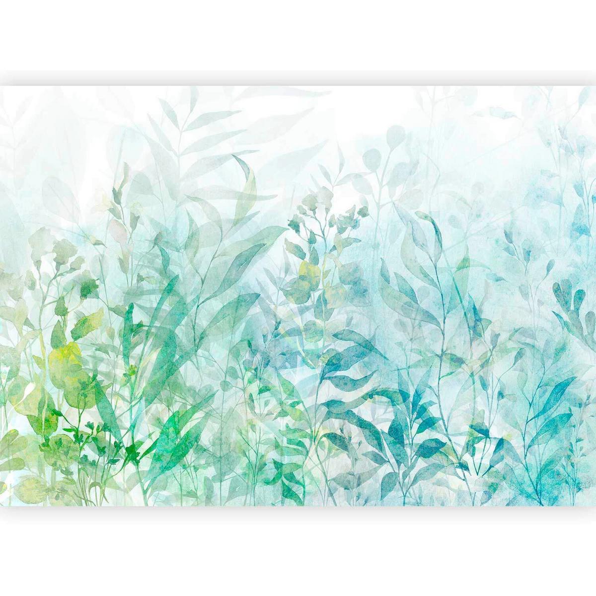 Fototapete Pastellgrün, B/h: 150x105 Cm - Pastellgrün/Weiß, LIFESTYLE, Textil (150/105cm) - Artemide