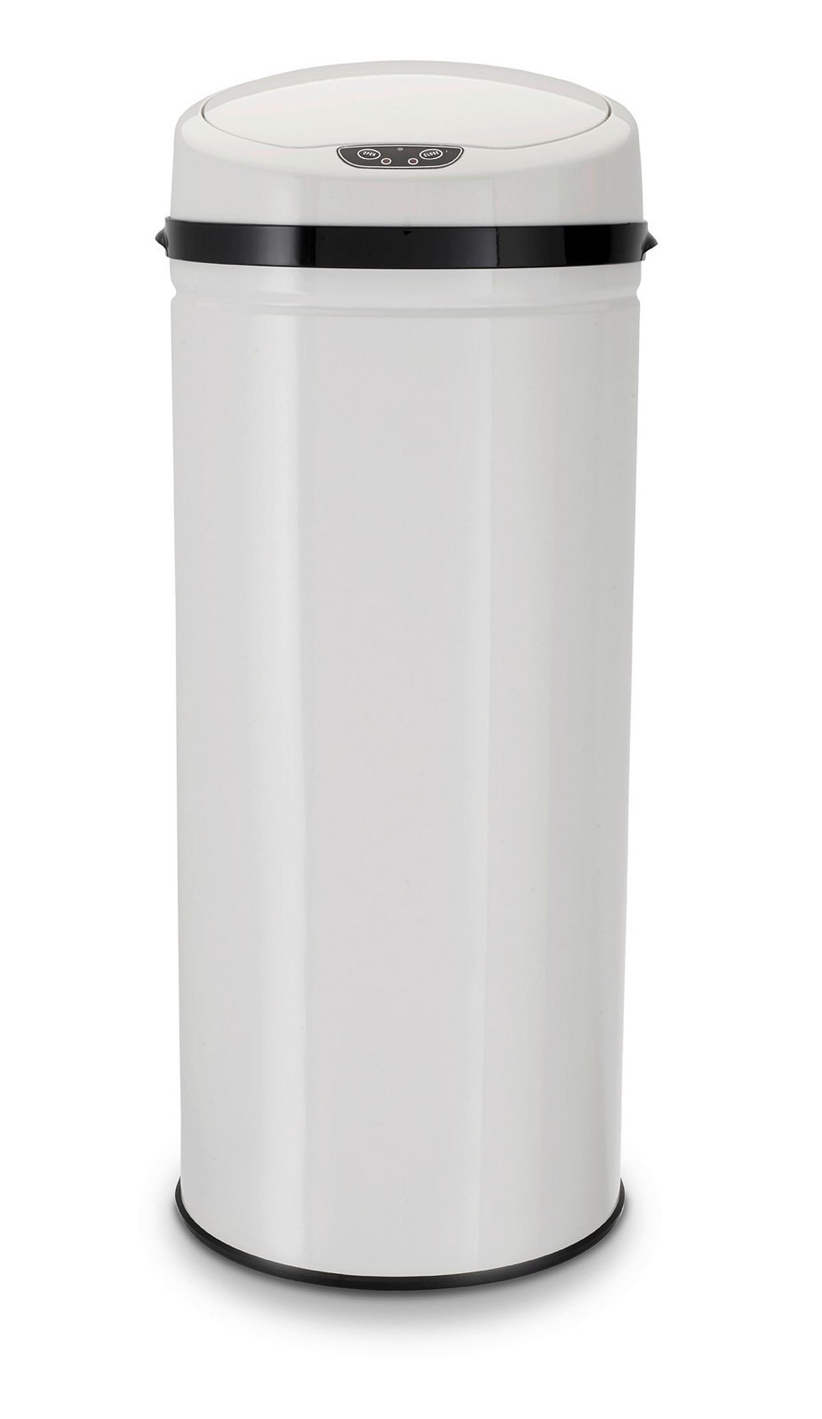 ODPADKOVÝ KÔŠ IR SENSOR - WHITE - 42L - čierna/biela, Trend, kov/plast (31/31/79,5cm) - Echtwerk
