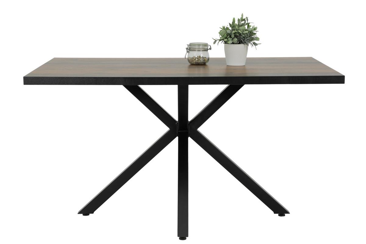 Tischgruppe Cleo I G - Anthrazit/Eiche Artisan, MODERN, Holzwerkstoff/Textil (140/76/90cm) - MID.YOU