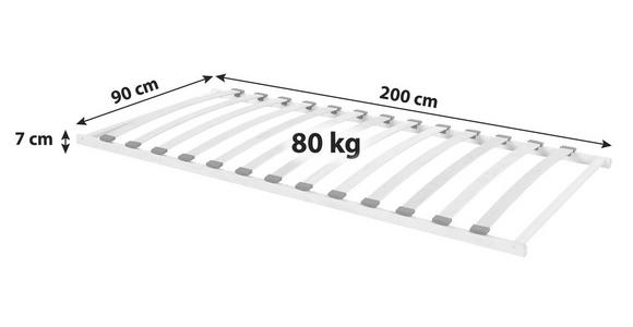 Lattenrost Primatex 100, 90x200cm - Holz (90/200cm) - Primatex