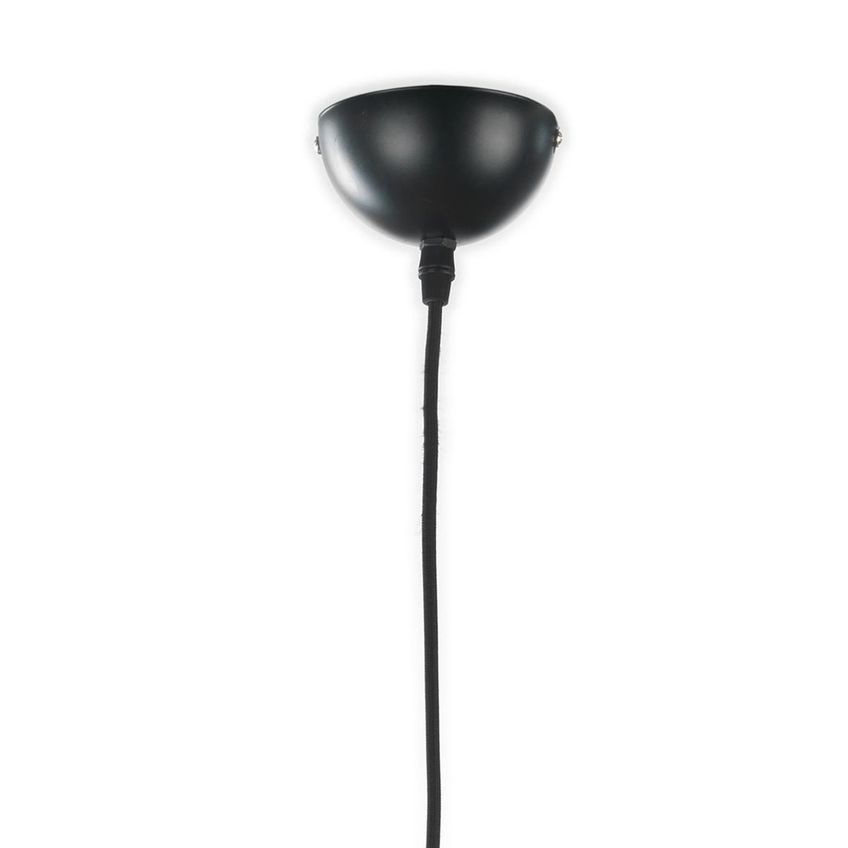 Hängeleuchte Schwarz Hg L: 15 cm 22w - Schwarz Hochglanz, Basics, Metall (15/15/120cm)