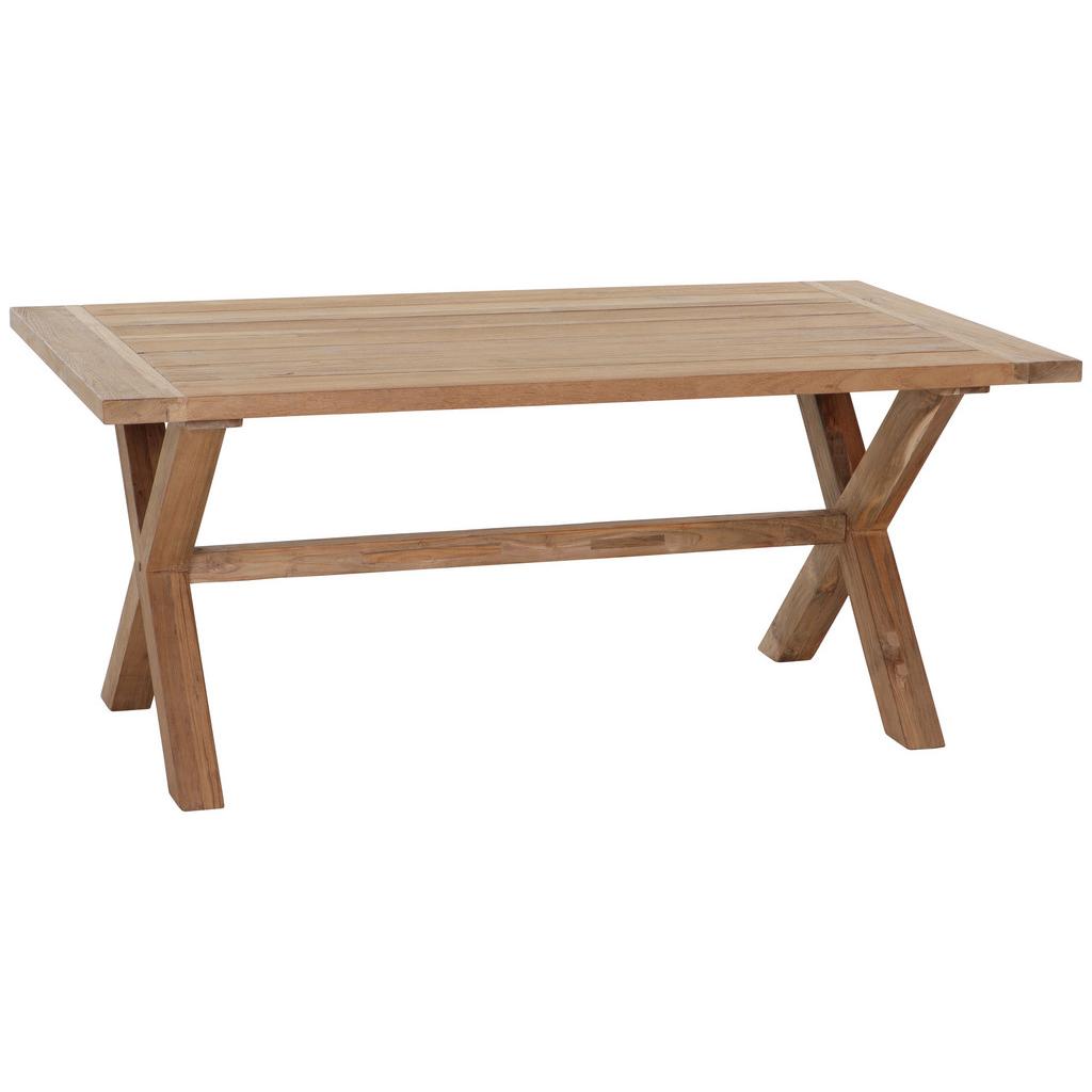 Gartentisch Teakholz L 180 Cm