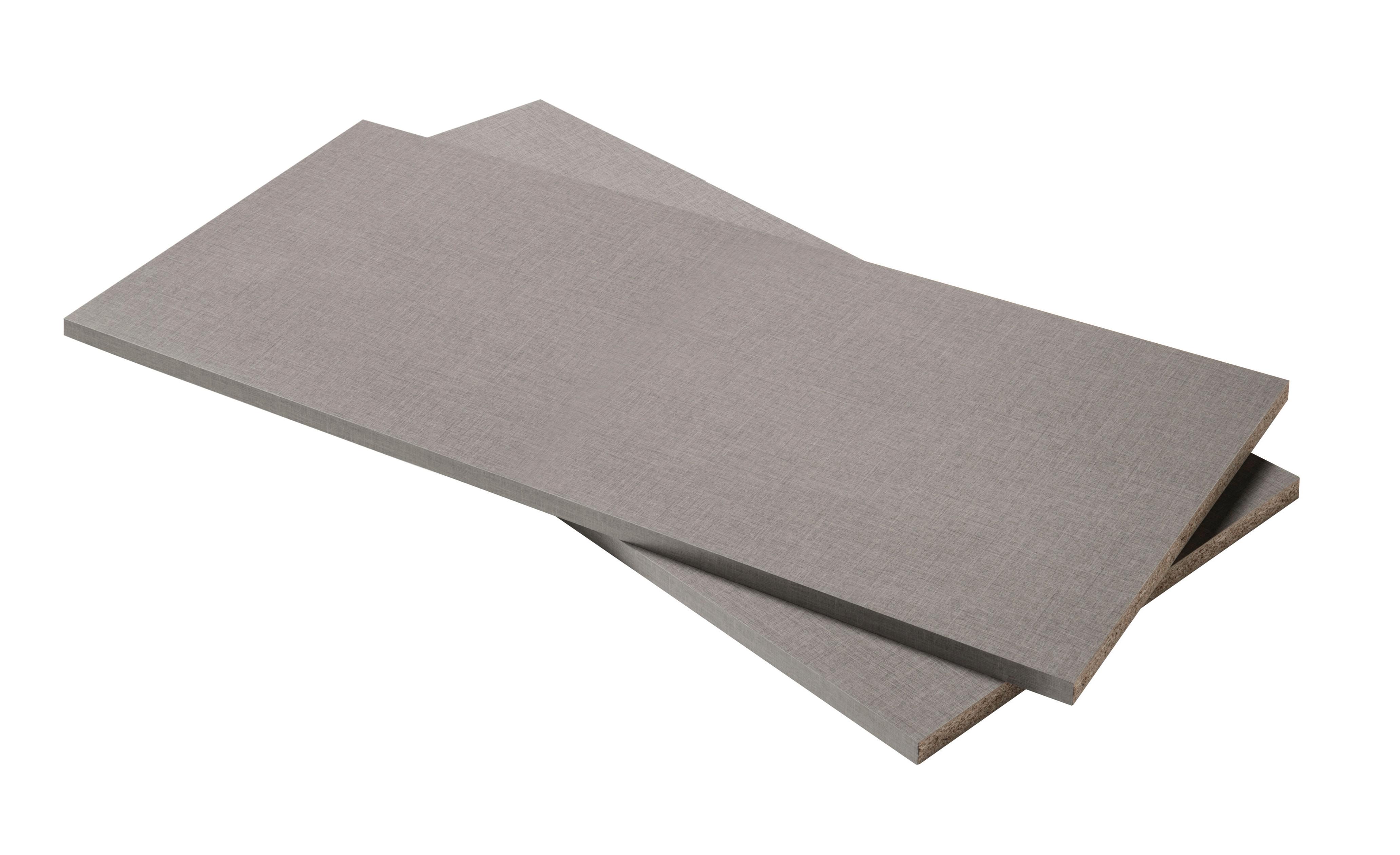 Belső Polc Szett 2db-os Universal - szürke, faalapú anyag (105/2,2/51,5cm)